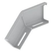 Unex - Verbinder für Kabeltragsystem Winkelverbinder 66852 fallend, lichtgrau − 12 Stück