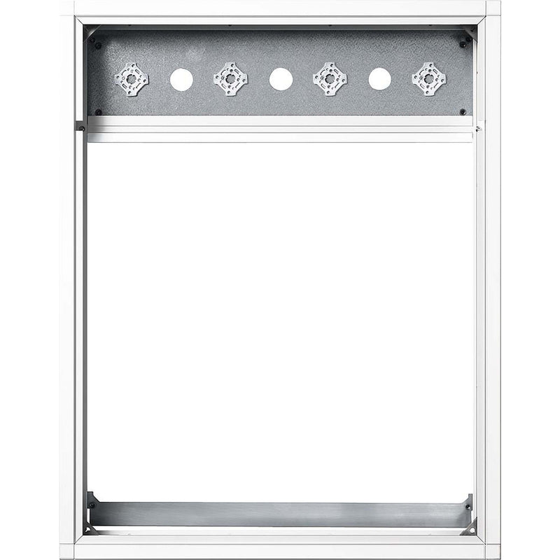 Siedle&Söhne - Montageelement für Türstation Kombirahmen KR 614-1/1 W weiß