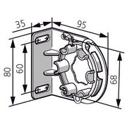 Somfy - Zubehör/Ersatzteile für Tor-/Rollladenantriebe Flanschantriebslag 9410651 mit Federring