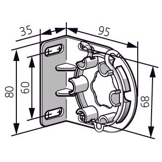 Somfy - Zubehör/Ersatzteile für Tor-/Rollladenantriebe Flanschantriebslag 9410651 mit Federring