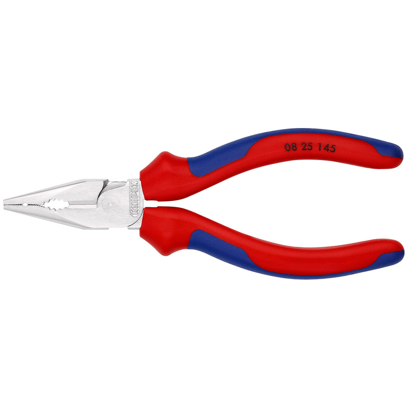 Knipex - Kombizange Spitzkombizange 08 25 145 SB verchromt, 145mm