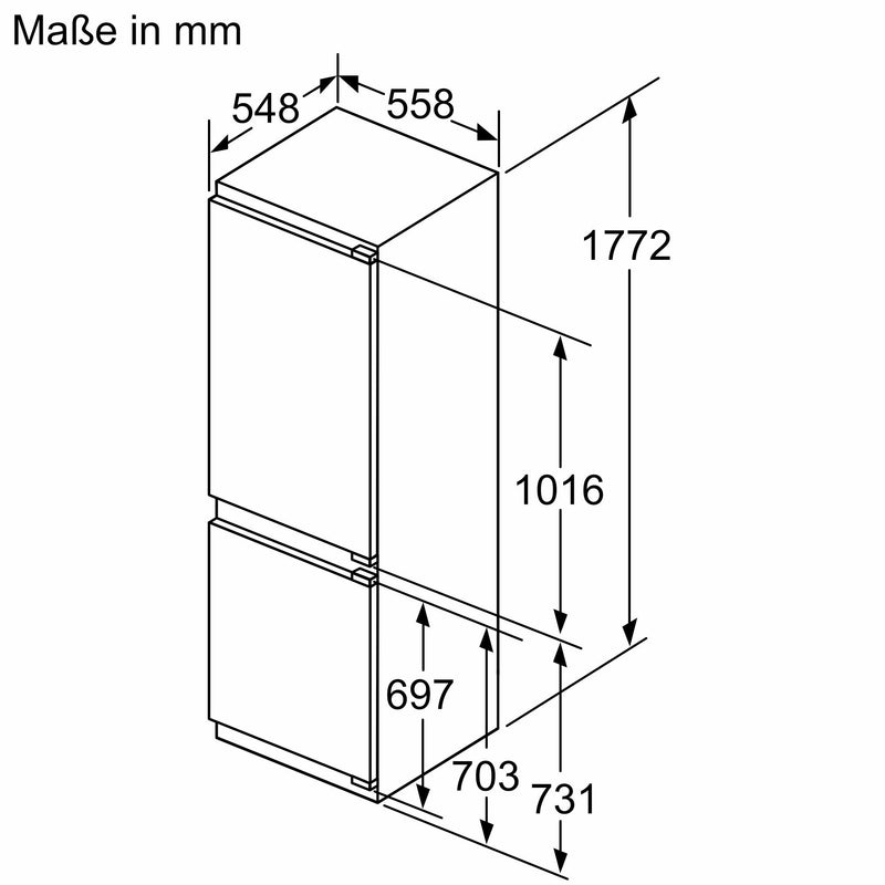 Bosch - Kühl-/Gefrierkombination EB--Kühl/Gefrierkombi KIN86ADD0 Serie6