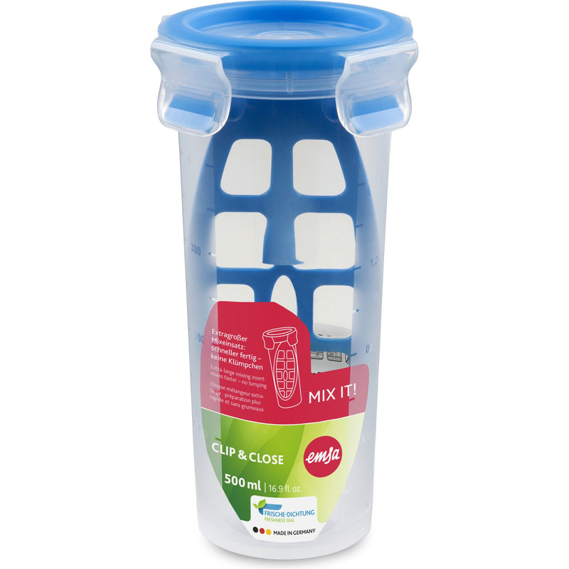 Emsa - Zubehör/Ersatzteile für Kleingeräte Mixbecher CLIP CLOSE 3D 0,5l − 8 Stück