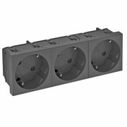 OBO Bettermann - Steckdose 33 Grad, 3-fach STD-D3S SWGR3 Schutzkontakt