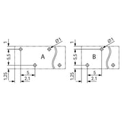 WAGO - Leiterplattenklemme THR-Leiterplattenklemme 20863125300000997607 − 940 Stück
