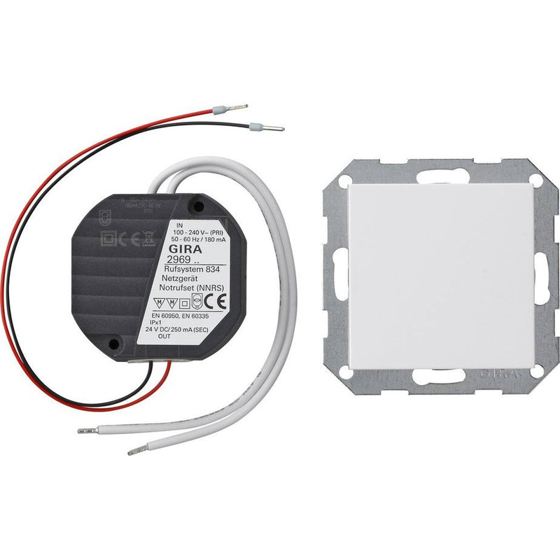 Gira - Ruf-, Bedienervorrichtung Klinikinstallation Netzgleichrichter UP 296903 250mA rws