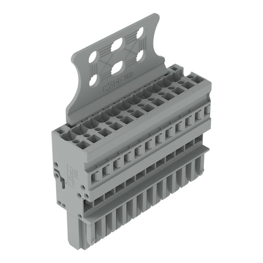 WAGO - Ein- und mehrpolige Klemmenleiste 1-Leiter-Federleiste 769-112/145-000 CAGECLAMP,4mm²,gr − 10 Stück