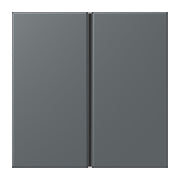 Jung - Abdeckung/Bedienelement für Installationsschalterprogramme Tastensatz 1fach LC 401 TSA 202 gris fonce 31