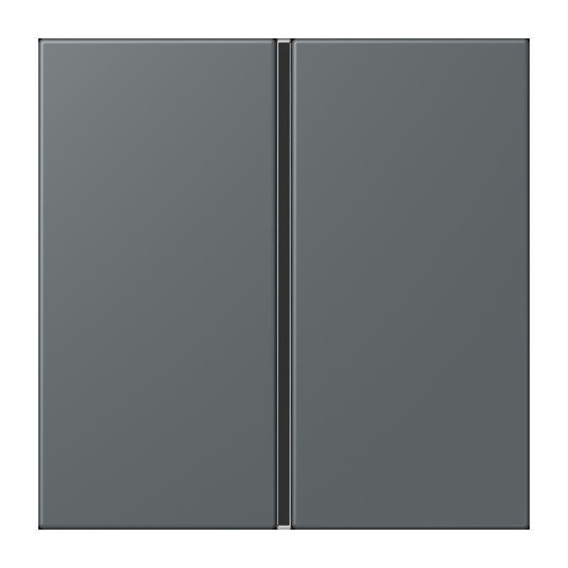 Jung - Abdeckung/Bedienelement für Installationsschalterprogramme Tastensatz 1fach LC 401 TSA 202 gris fonce 31