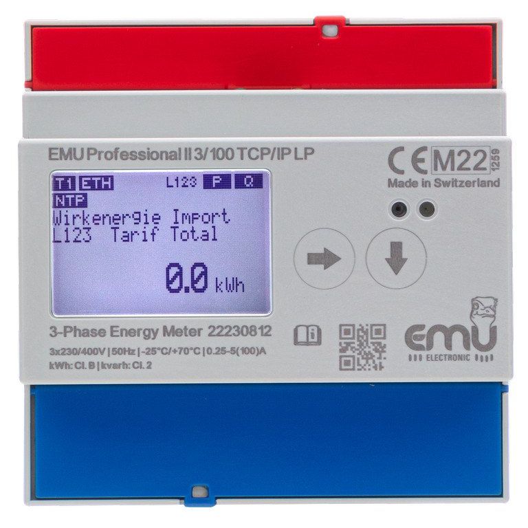 EMU Metering - Elektrizitätszähler Drehstromzähler 3ph. P20A030T
