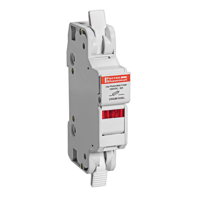 Mersen - Halter für zylindrische Sicherung Sicherungshalter gPV USGM1IHEL gPV Midget 32A 1-p. − 12 Stück