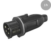 Walther Werke - CEE-Stecker (IEC 60309) CEE NEO Stecker FW210401CC One-Touch 16A 4P 1h − 10 Stück