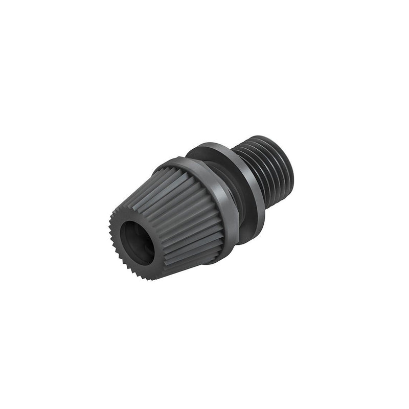 HKL - Scheibennippel für Leuchten Klemmnippel sw 433 D:5-6,8/L:25mm M10x1