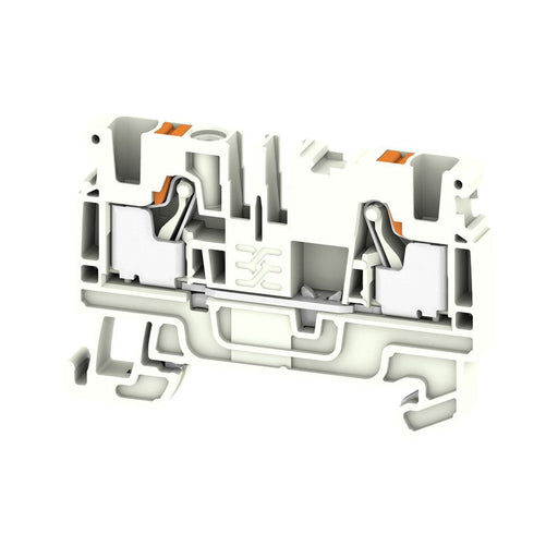Weidmüller - Schutzleiter-Reihenklemme Klemme A2C 4 FE WT PUSH IN, 4 mm² − 50 Stück