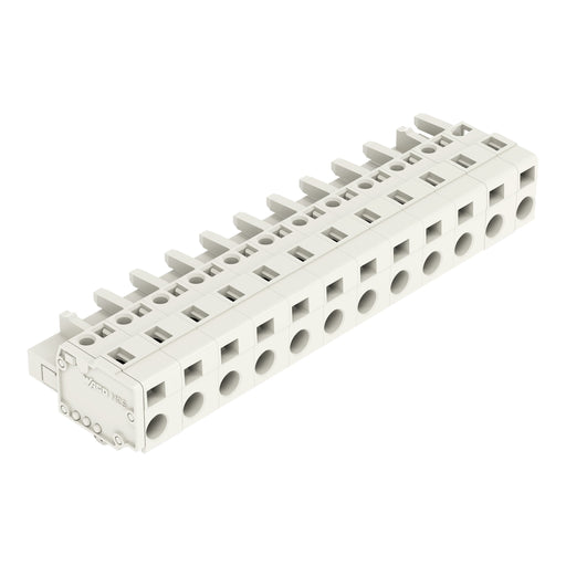 WAGO - Kabelsteckverbinder für Leiterplattensteckverbinder 1-Leiter-Federleiste 721-212/008-000 CAGECLAMP 2,5mm²,lgr − 25 Stück
