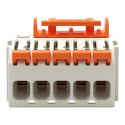 WAGO - Kabelsteckverbinder für Leiterplattensteckverbinder 1-Leiter-Federleiste,Hebel 2734-1105/328-000 PushinCAGECLAMP,lgr − 50 Stück