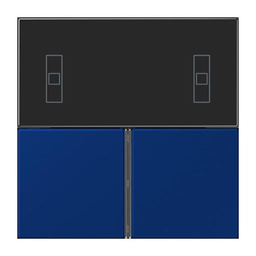 Jung - Abdeckung/Bedienelement für Installationsschalterprogramme Tastensatz 3fach LC 4093 TSA 261 bleu outremer fonce