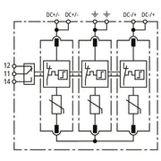 DEHN - Photovoltaik-DC-Stringbox Generatoranschlusskasten DCU2YPV11001M1SMC4FM für PV-Anlagen