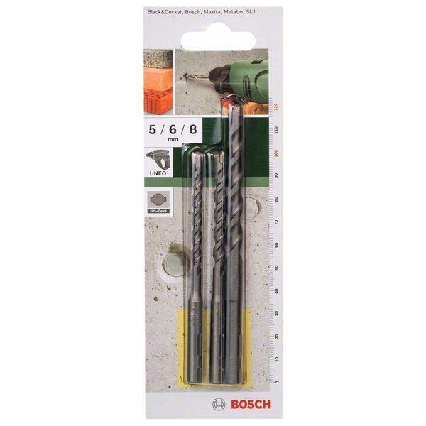 Bosch - Bohrer-Set SDSQuick Betonbohrer 2609256908 3-teilig, 5 - 8mm