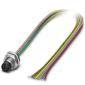 Phoenix Contact - Rundsteckverbinder, feldkonfektionierbar (Industriesteckverbinder) Einbausteckverbinder SACC-DSI-M8M#1424230