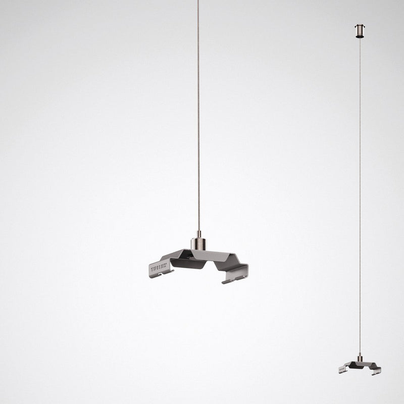 Trilux - Mechanisches Zubehör/Ersatzteile für Leuchten Seilaufhängung A01DSX/3000 078 03 silber