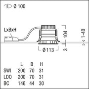Zumtobel Group - Downlight/Strahler/Flutlicht LED-Downlight PANOS R #62927303 930