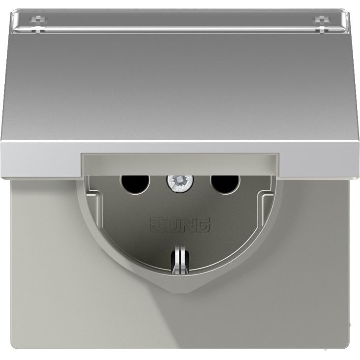 Jung - Steckdose SCHUKO-Steckdose 16A 250V AL 1520 NAKL Klappdeckel