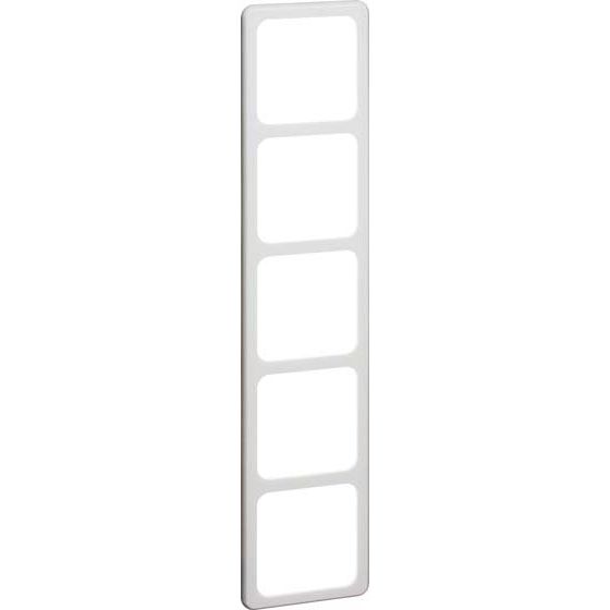 Peha - Abdeckrahmen Rahmen 5-fach ws D 80.675 W waage/senkrecht