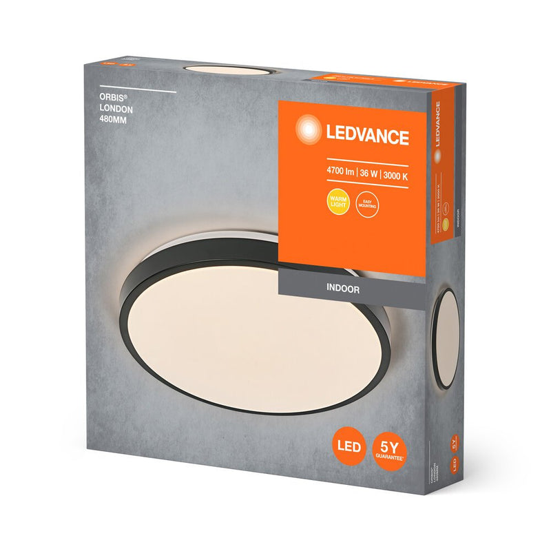 Ledvance - Decken-/Wandleuchte LED-Deckenleuchte Orbis #4058075829244 3000K, sw