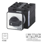 Eaton - Lastschalter WendeSternDreieck-Schalt. T3-5-15876/E 3p,32A,13KW,IP65