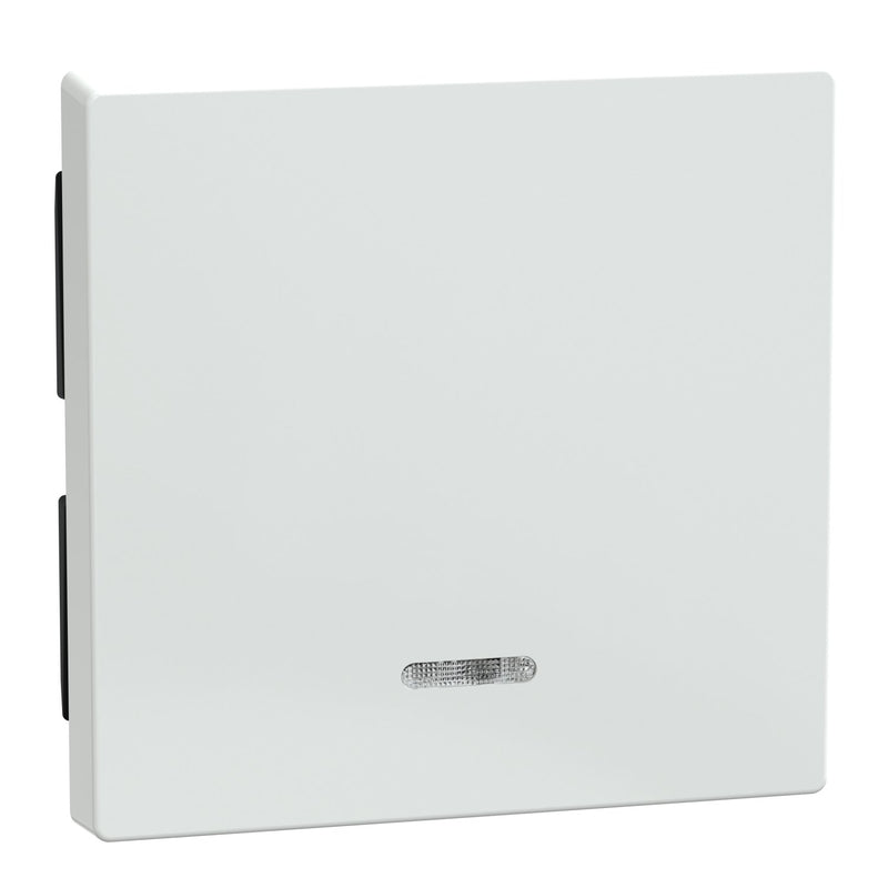 Merten - Abdeckung/Bedienelement für Installationsschalterprogramme Wippe Kontr.Fenster aws/gl 436025 f.Schal.Tast.Einsatz