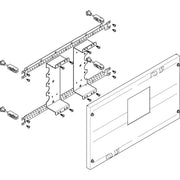 ABN - Verteilerfeld für Installationsverteiler ESPRO-Modul MF22251 flach BxH:500x300mm