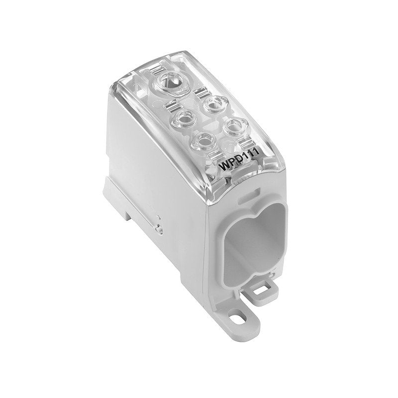 Weidmüller - Durchgangs-Reihenklemme Klemme Schraubanschluss WPD 111 1X95/4X35 GY 95