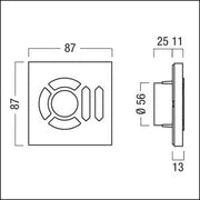 Zumtobel Group - Elektrisches Zubehör/Ersatzteile für Leuchten Bediengerät DALI-CCS #22154626 1/2/3 Li1/Li2
