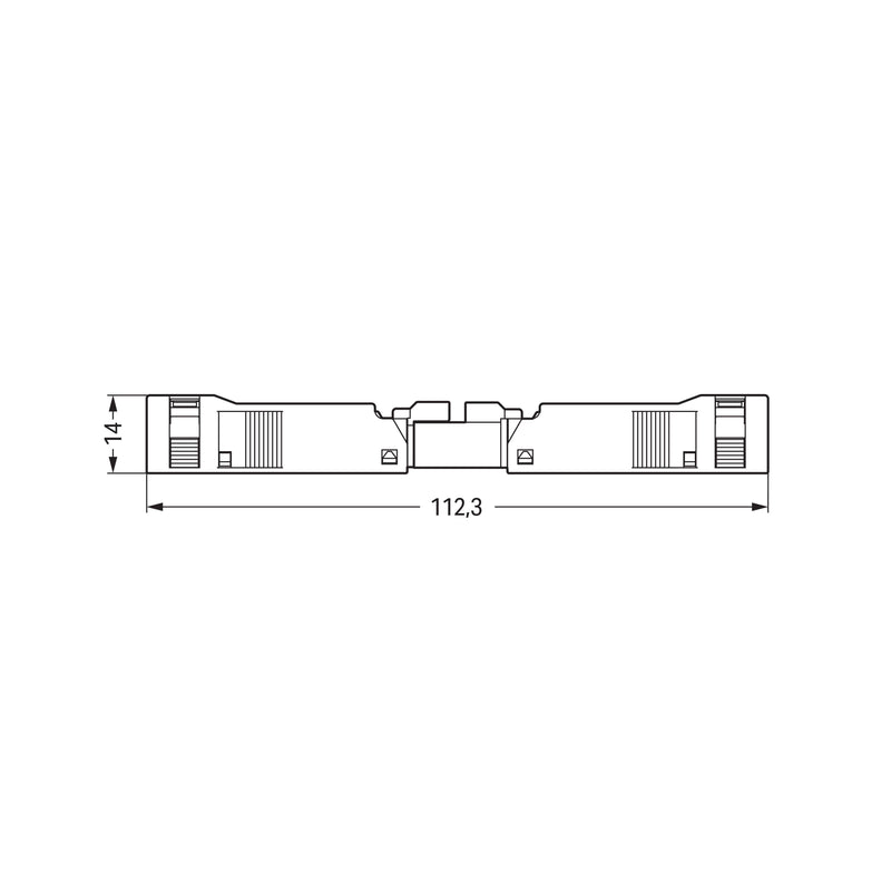 WAGO - Steckverbinder für steckbare Gebäudeinstallation Buchse 890-103 − 50 Stück