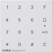 Gira - Bussystem-Zutrittskontrolleinrichtung Aufsatz Codetastatur rws 851303