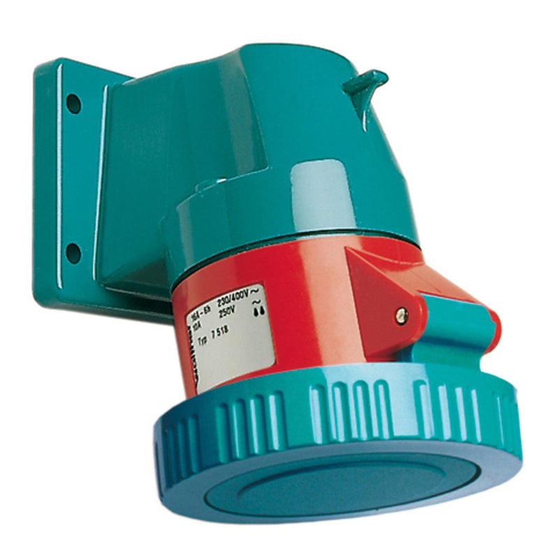Walther Werke - CEE-Anbausteckdose (IEC 60309) CEPro Anbaudose 32A 7538504 5P 110V 4h IP67 10Sk