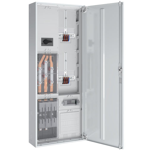 ABN - Zähler-Komplettschrank Wandlermess-Schrank 200A WM209X6802 TAB E.DIS Zugang
