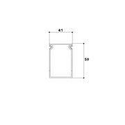 GGK - Verdrahtungskanal N1688 − 2 Meter