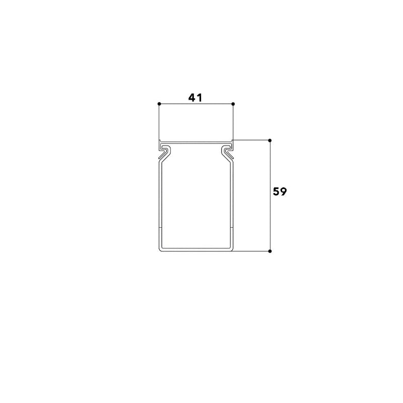 GGK - Verdrahtungskanal N1688 − 2 Meter