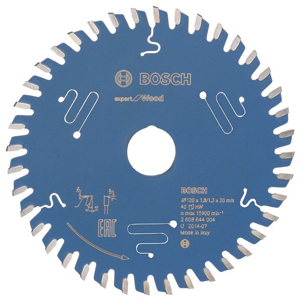 Bosch - Kreissägeblatt Expert for 2608644004 Wood H 120 x 20m Z40
