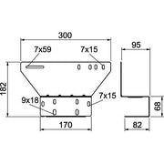 OBO Bettermann - Montageplatte für Verteilergehäuse Montageplatte FireBox MP-T6-F für Kabeltragsysteme