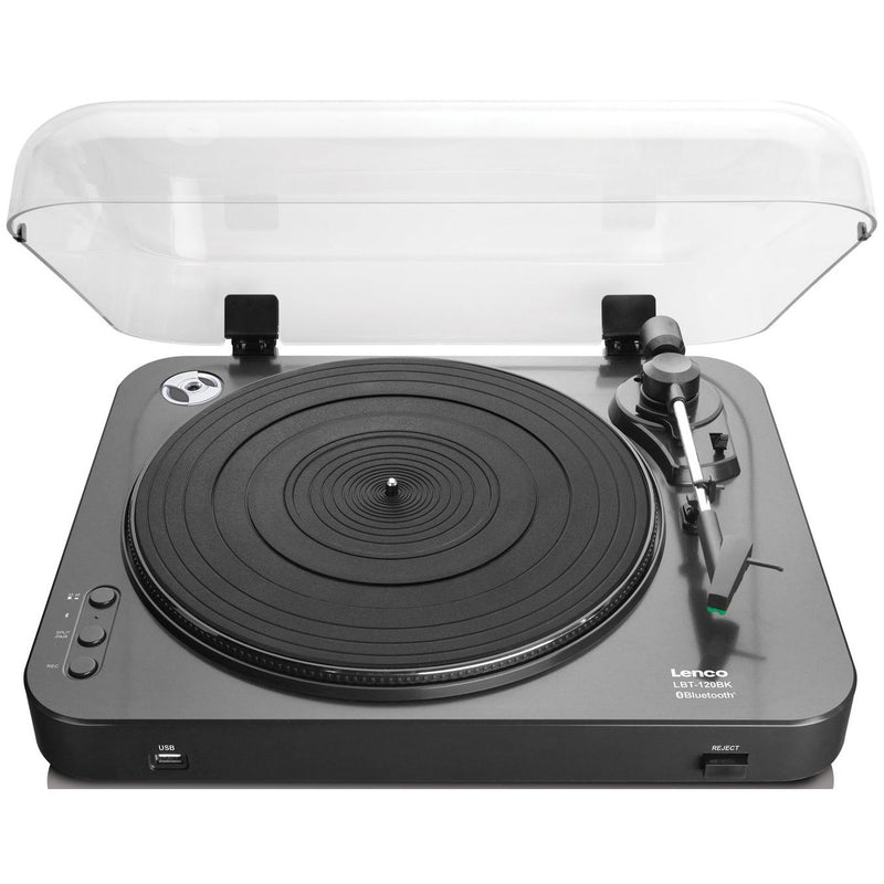 LENCO - Schallplattenspieler Plattenspieler LBT-120 sw USB,Direktantrieb