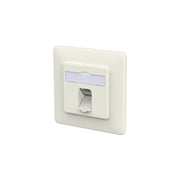 Metz Connect - Kommunikationsanschlussdose Kupfer RJ45 Anschlussdose IDC 130D371002-I reinweiß