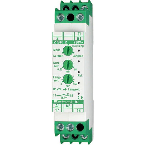 Schalk - Treppenlichtzeitschalter Lichtzeit-Impulsschalter ZSK 2 m.3 Modi 1S 16A
