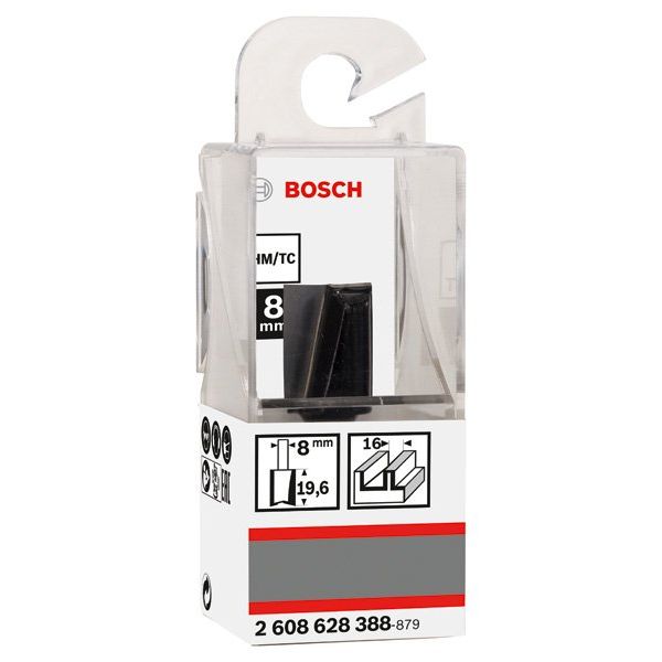 Bosch - Fräser PRO Nutfräser, 2608628388 zweischneidig 16 x L