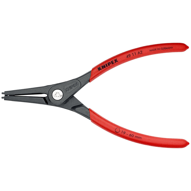 Knipex - Zange für Sicherungsringe Präzisions-Sicherungszange 49 11 A2 SB 180mm