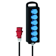 Bals Elektrotech - CEE-Steckdosen-Kombination (IEC 60309) Vollgummi-Blockverteiler 53247