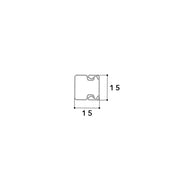 GGK - Leitungsführungskanal Mini/S 15x15 Verz. 4600 − 2 Meter