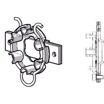 Somfy - Zubehör/Ersatzteile für Tor-/Rollladenantriebe Altbaulager 9707113 für Umrüstung − 1 Stück